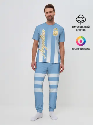 Мужская пижама с брюками / Сборная Аргентины