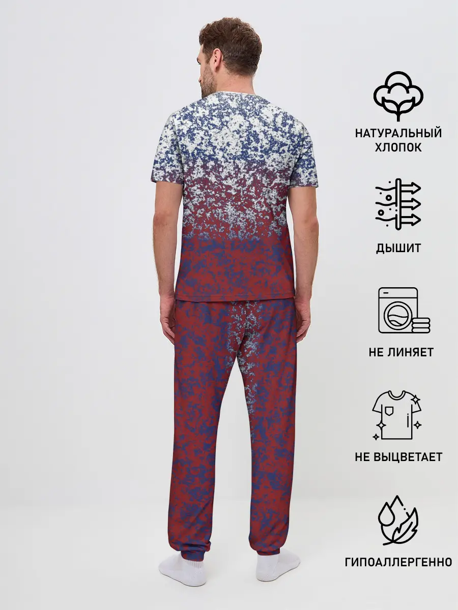 Мужская пижама с брюками / Русский медведь