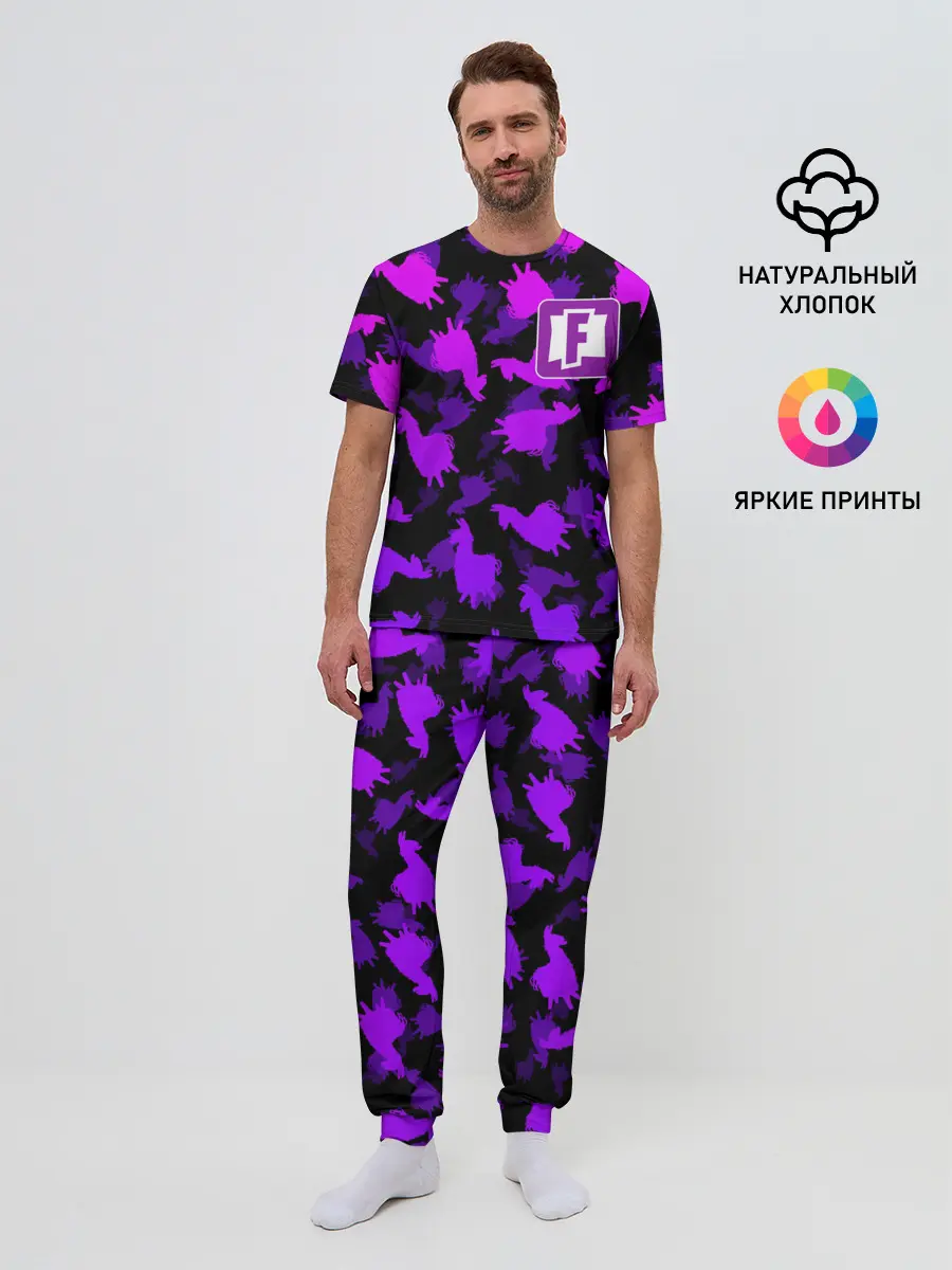 Мужская пижама с брюками / Fortnite