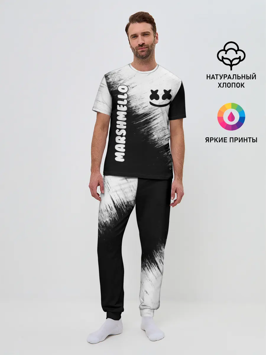 Мужская пижама с брюками / Marshmello 3