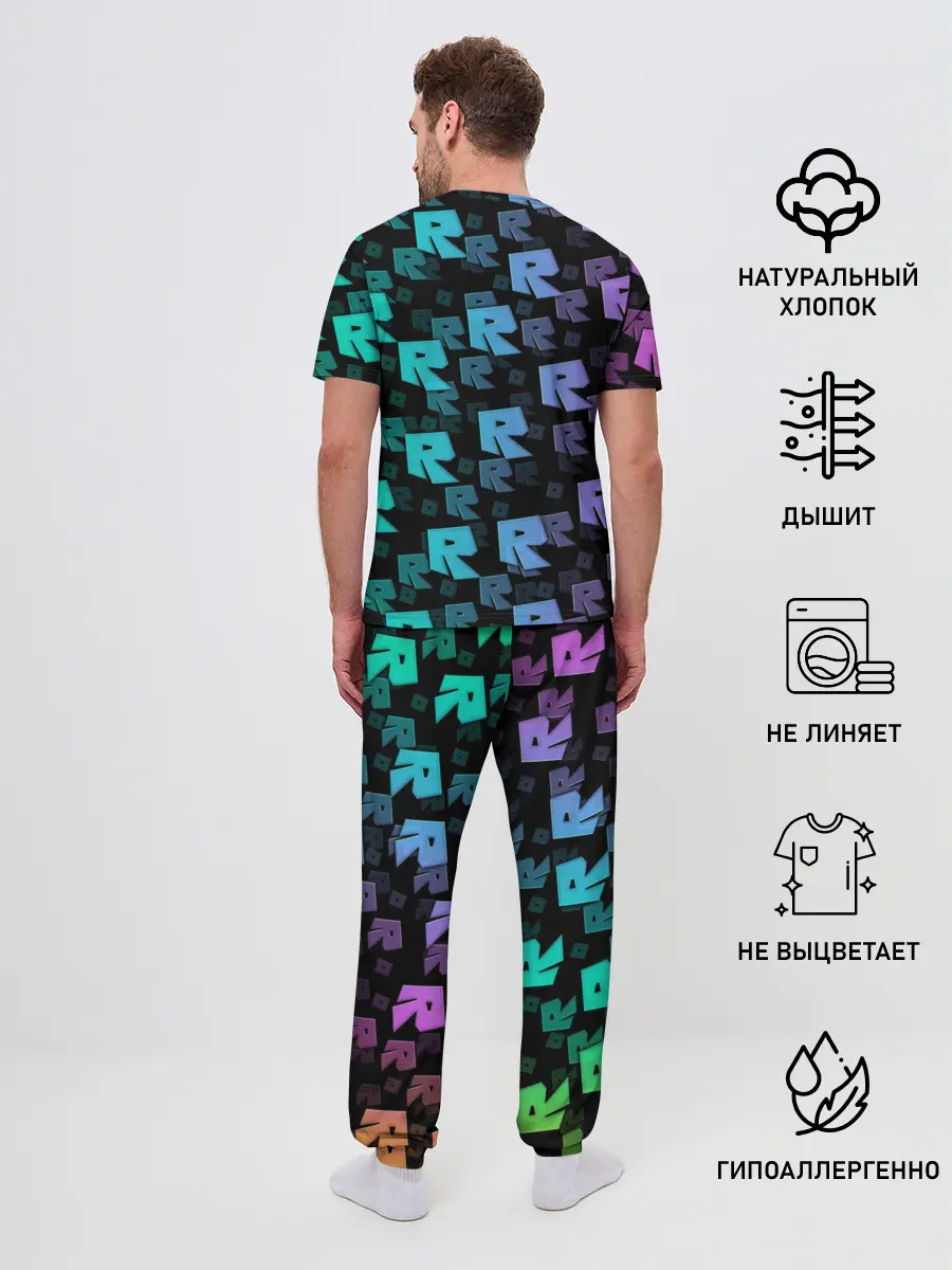 Мужская пижама с брюками / Roblox