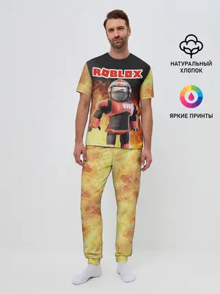 Мужская пижама с брюками / Roblox