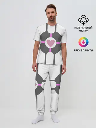 Мужская пижама с брюками / Куб Компаньон