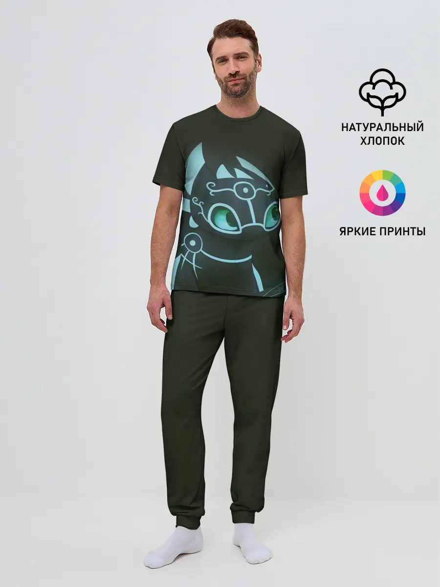 Мужская пижама с брюками / Как приручить дракона