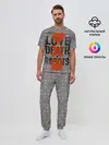 Мужская пижама с брюками / LOVE DEATH + ROBOTS