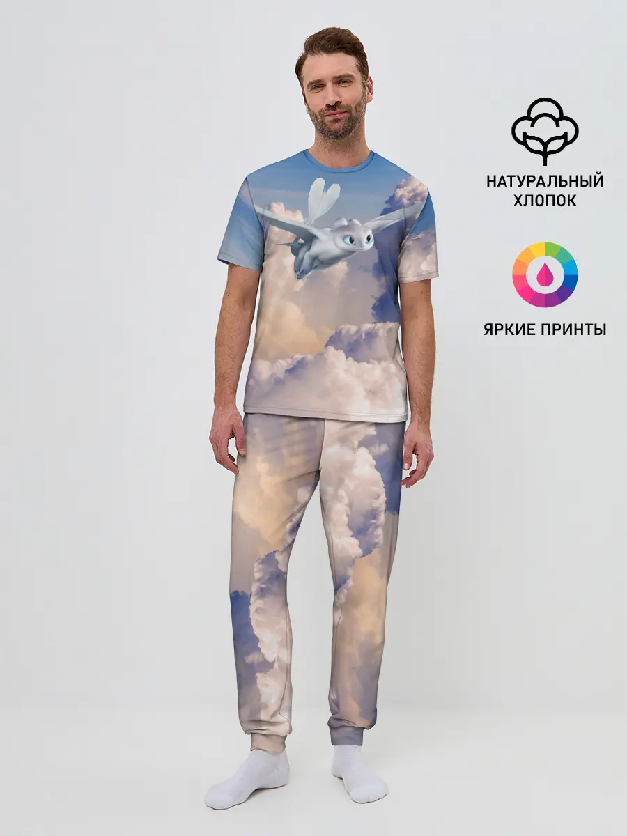 Мужская пижама с брюками / Light Fury