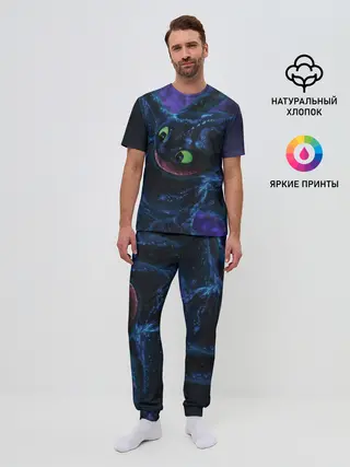 Мужская пижама с брюками / Как приручить дракона