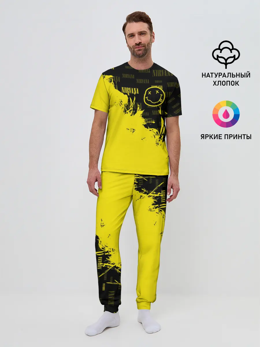 Мужская пижама с брюками / NIRVANA