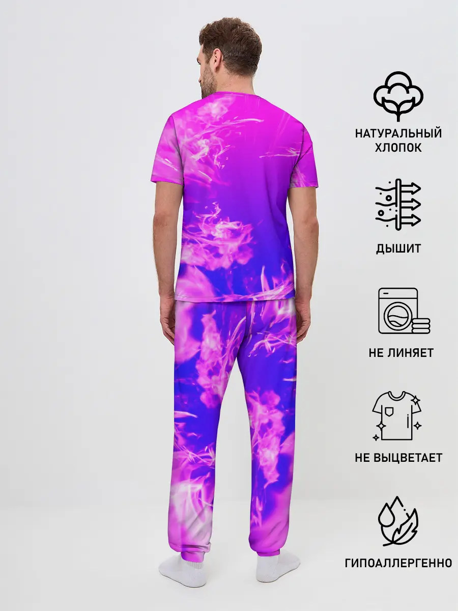 Мужская пижама с брюками / Необъятный океан