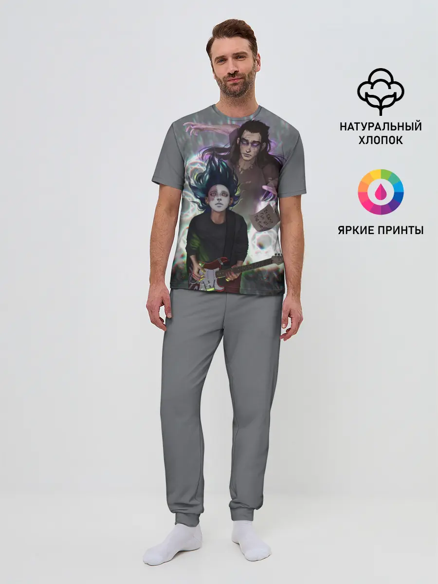 Мужская пижама с брюками / Салли и Ларри