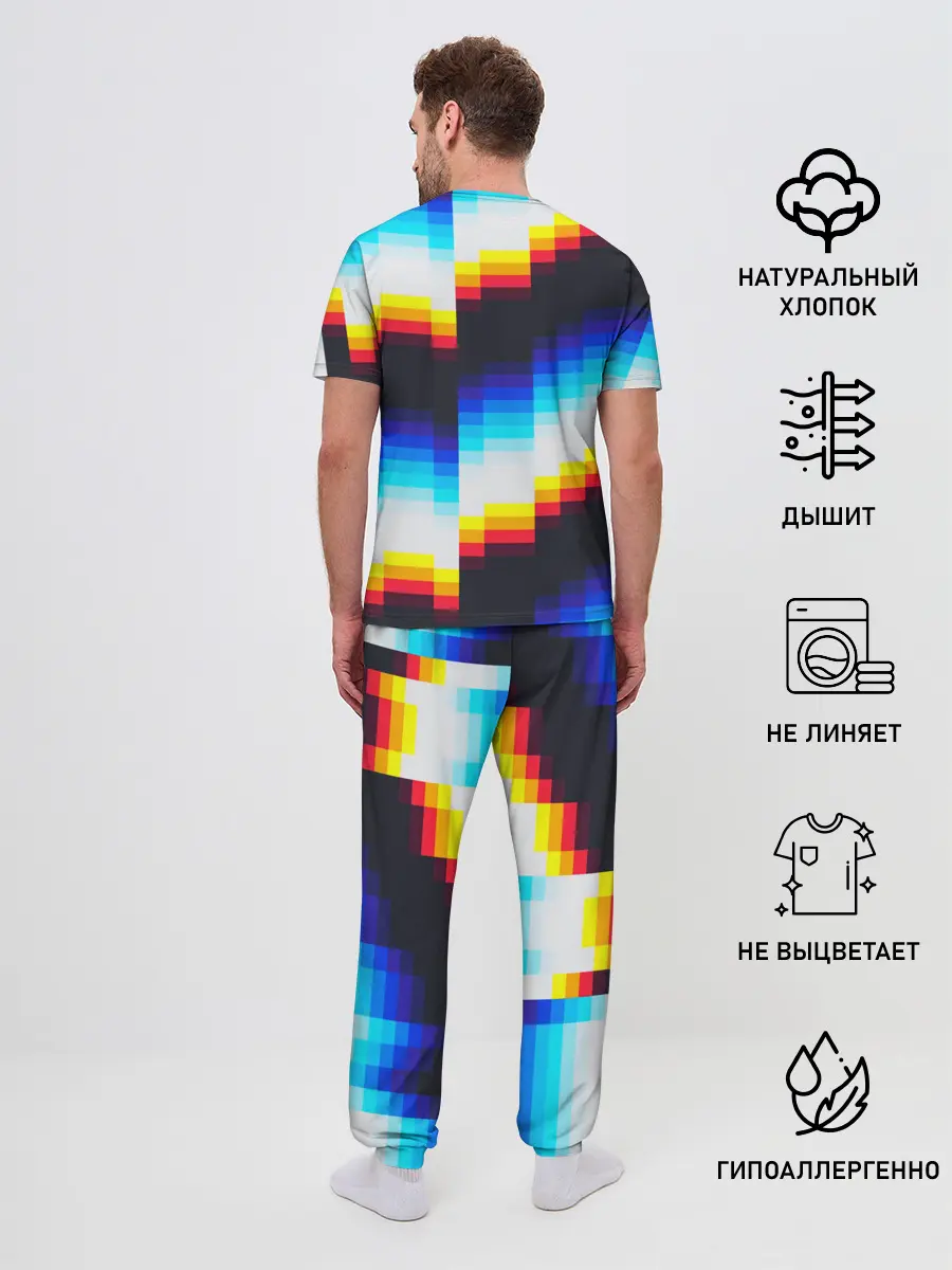 Мужская пижама с брюками / pantone