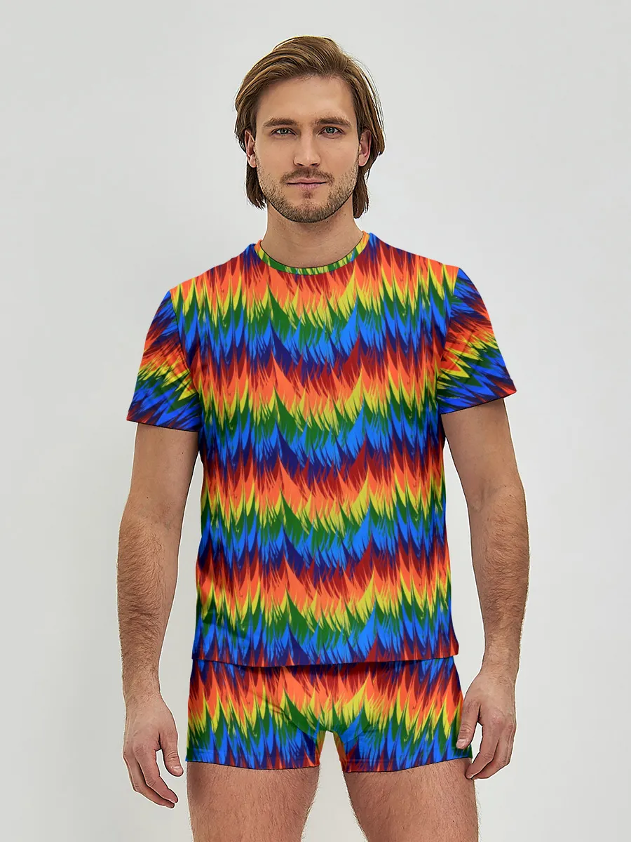 Мужские трусы с футболкой / РАДУЖНАЯ КИСЛОТА