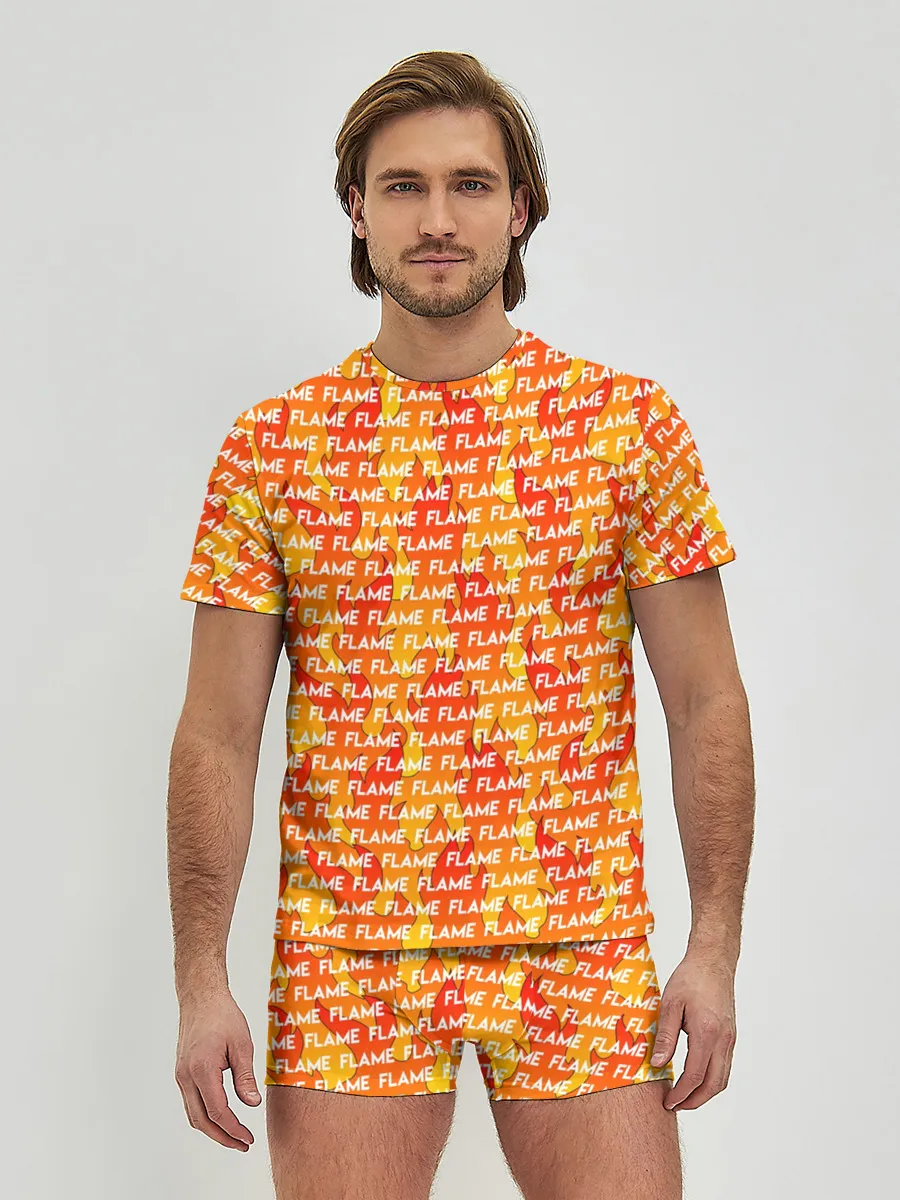 Мужские трусы с футболкой / РЫЖЕЕ ПЛАМЯ | GINGER FLAME