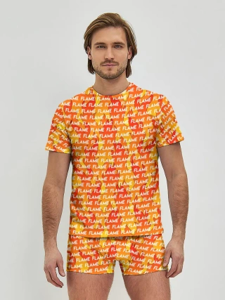 Мужские трусы с футболкой / РЫЖЕЕ ПЛАМЯ | GINGER FLAME