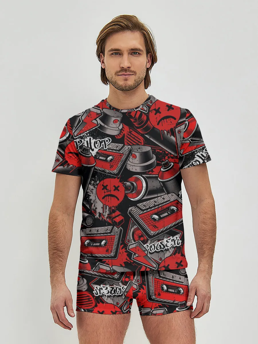 Мужские трусы с футболкой / Hip hop Urban style