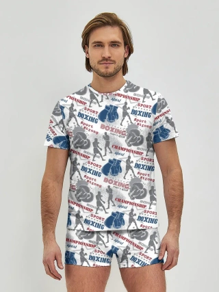 Мужские трусы с футболкой / Бокс