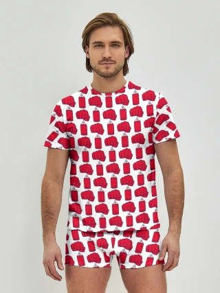 Мужские трусы с футболкой / Бокс