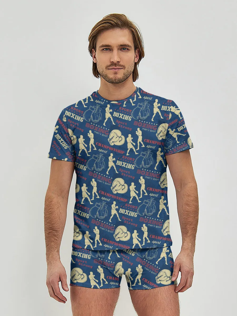 Мужские трусы с футболкой / Боксёр
