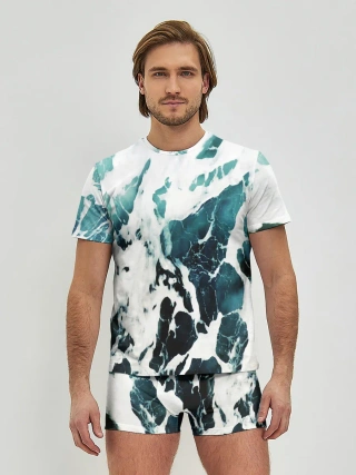 Мужские трусы с футболкой / море