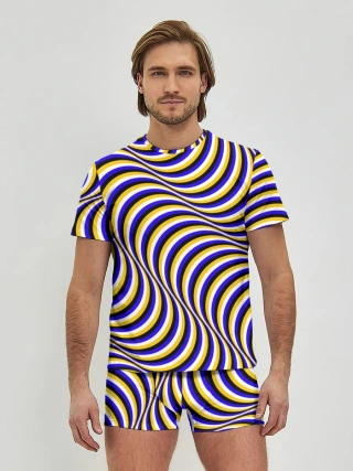 Мужские трусы с футболкой / Иллюзия обман зрения