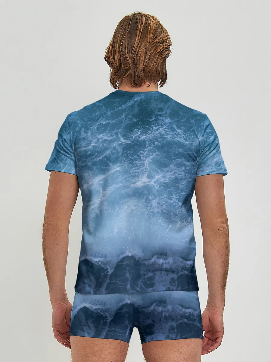 Мужские трусы с футболкой / океан