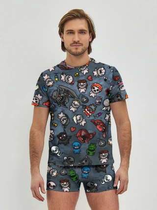 Мужские трусы с футболкой / Узор Исаака