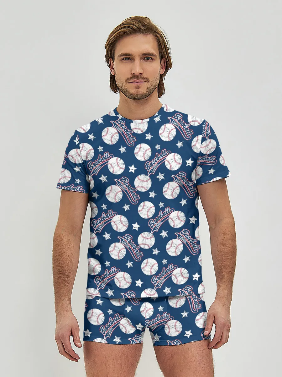 Мужские трусы с футболкой / Baseball