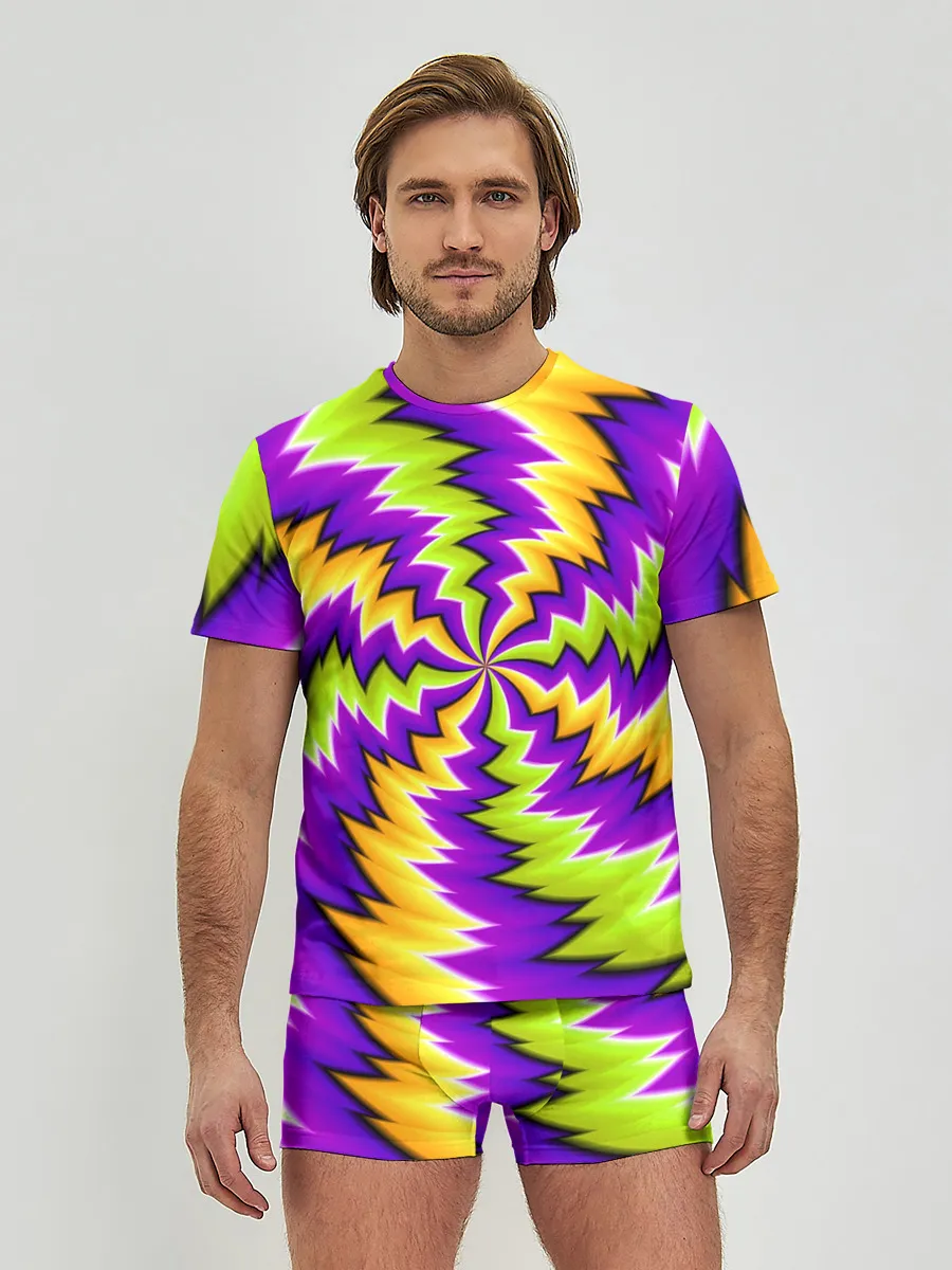 Мужские трусы с футболкой / ЛЕДЕНЕЦ / КОНФЕТА / КАРАМЕЛЬ