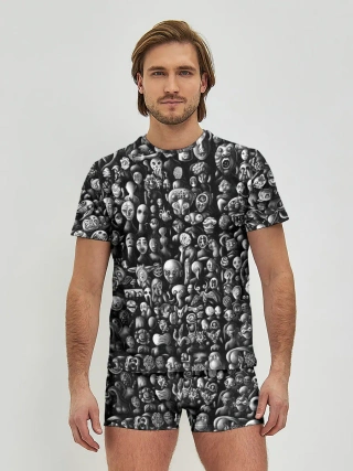 Мужские трусы с футболкой / Мрачные портреты