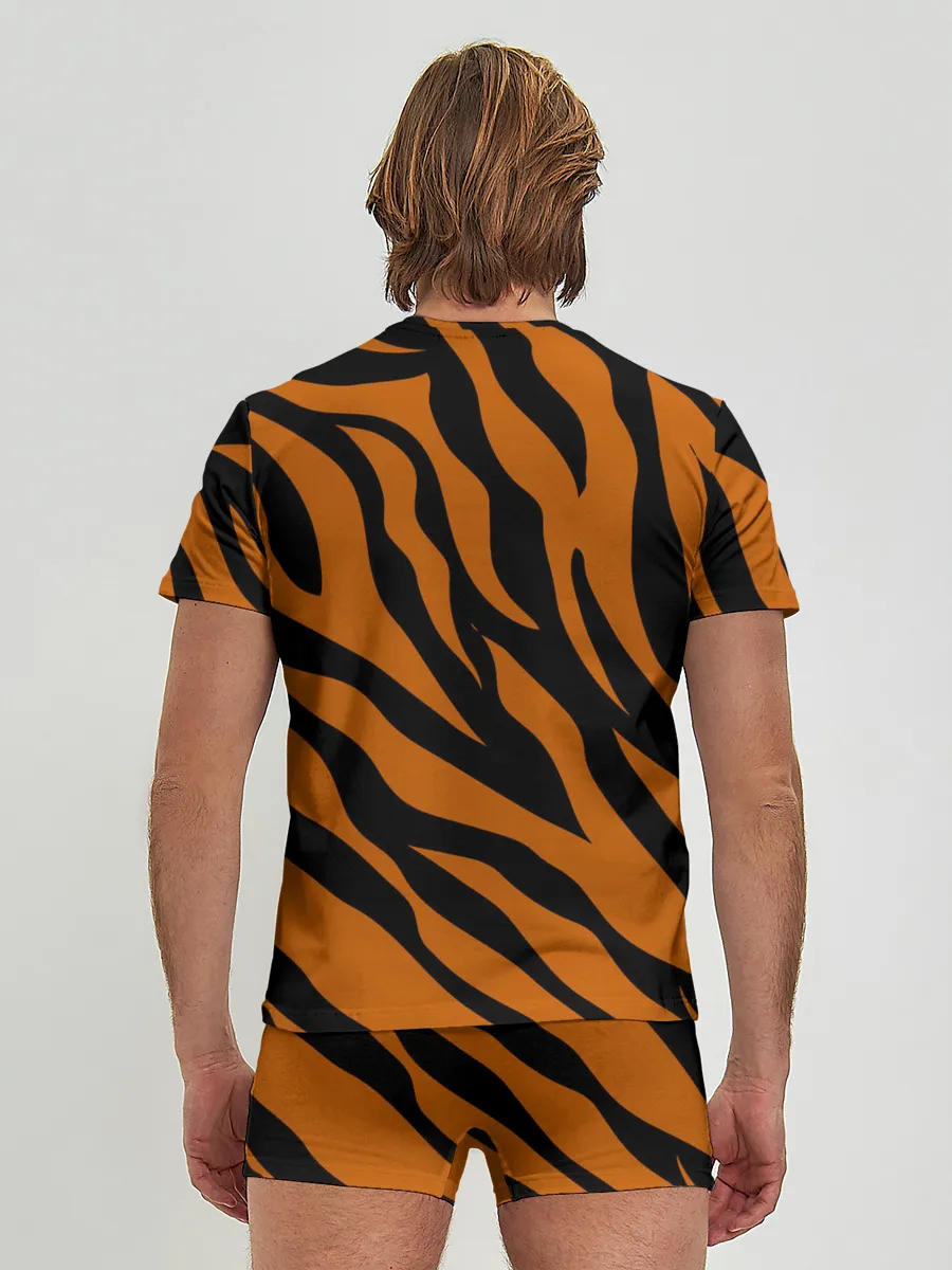 Мужские трусы с футболкой / Тигровый Камуфляж