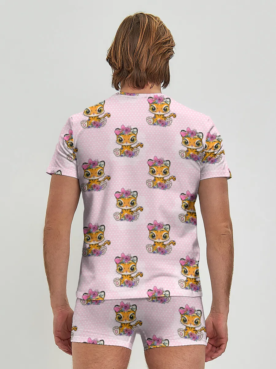 Мужские трусы с футболкой / Милые маленькие тигрицы