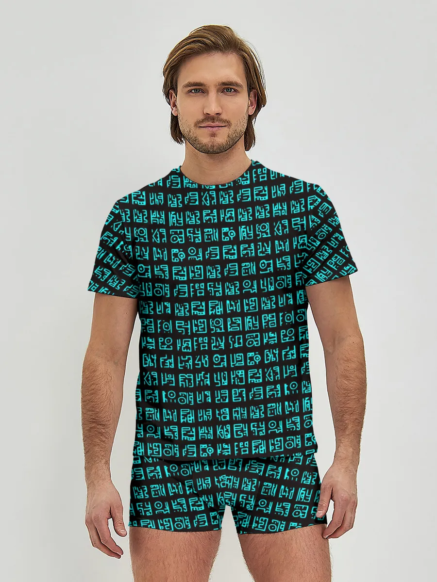 Мужские трусы с футболкой / Руны