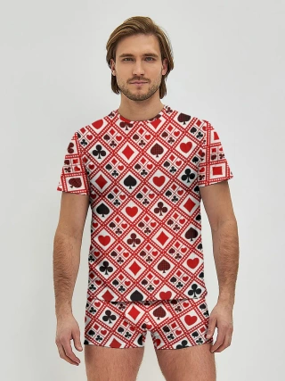 Мужские трусы с футболкой / Картёжник