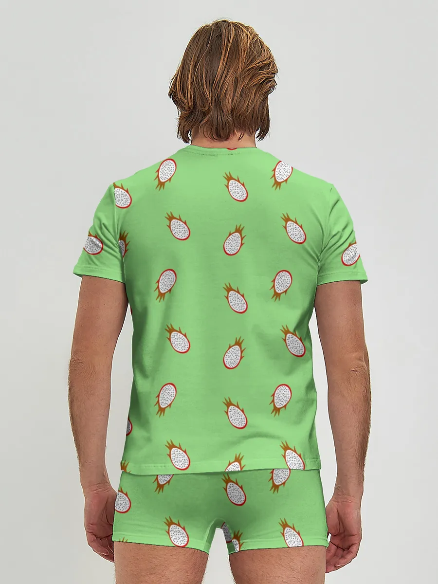 Мужские трусы с футболкой / Драконий фрукт