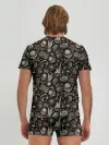 Мужские трусы с футболкой / Scull_pattern_rock