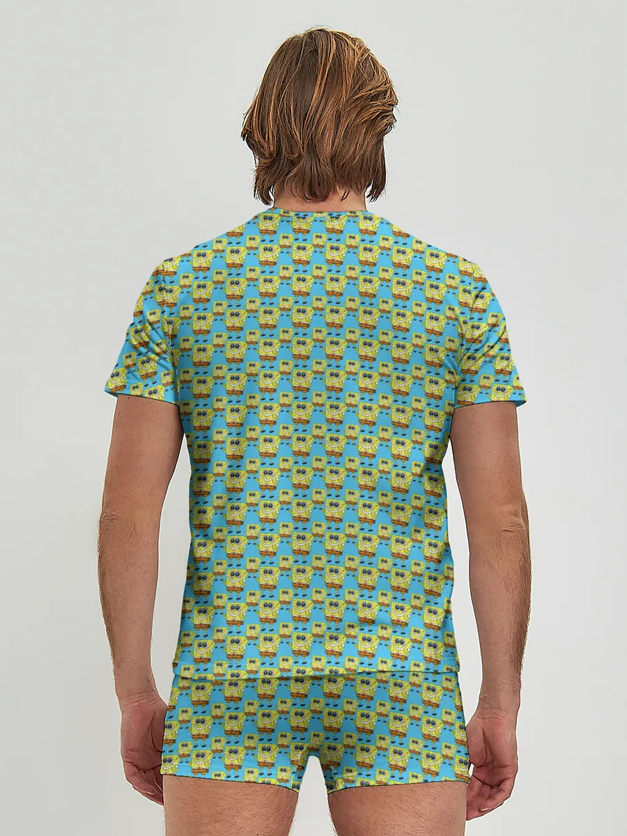 Мужские трусы с футболкой / SpongeBob