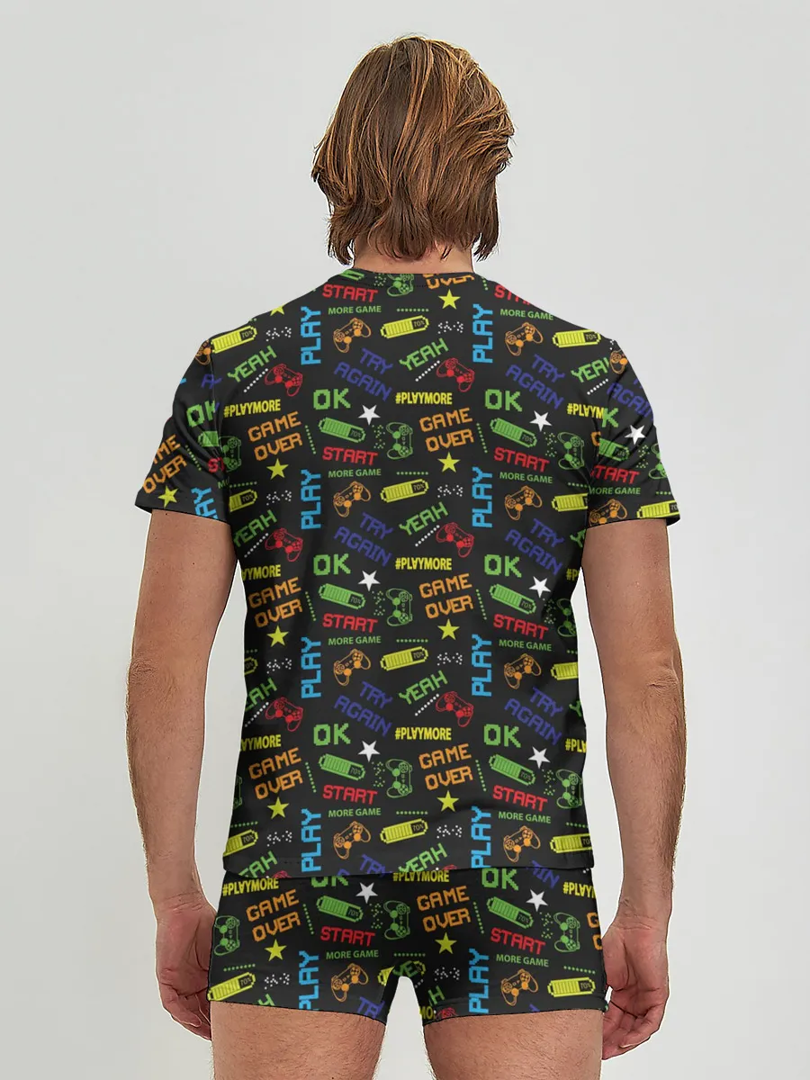 Мужские трусы с футболкой / Геймер