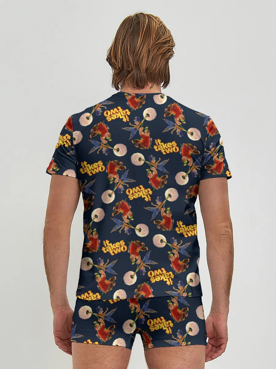 Мужские трусы с футболкой / It Takes Two pattern