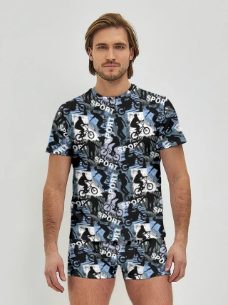 Мужские трусы с футболкой / SPORT