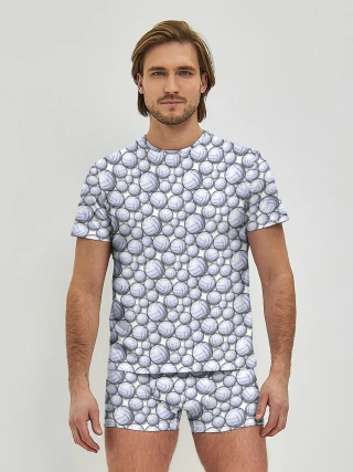 Мужские трусы с футболкой / Волейбольные Мячи