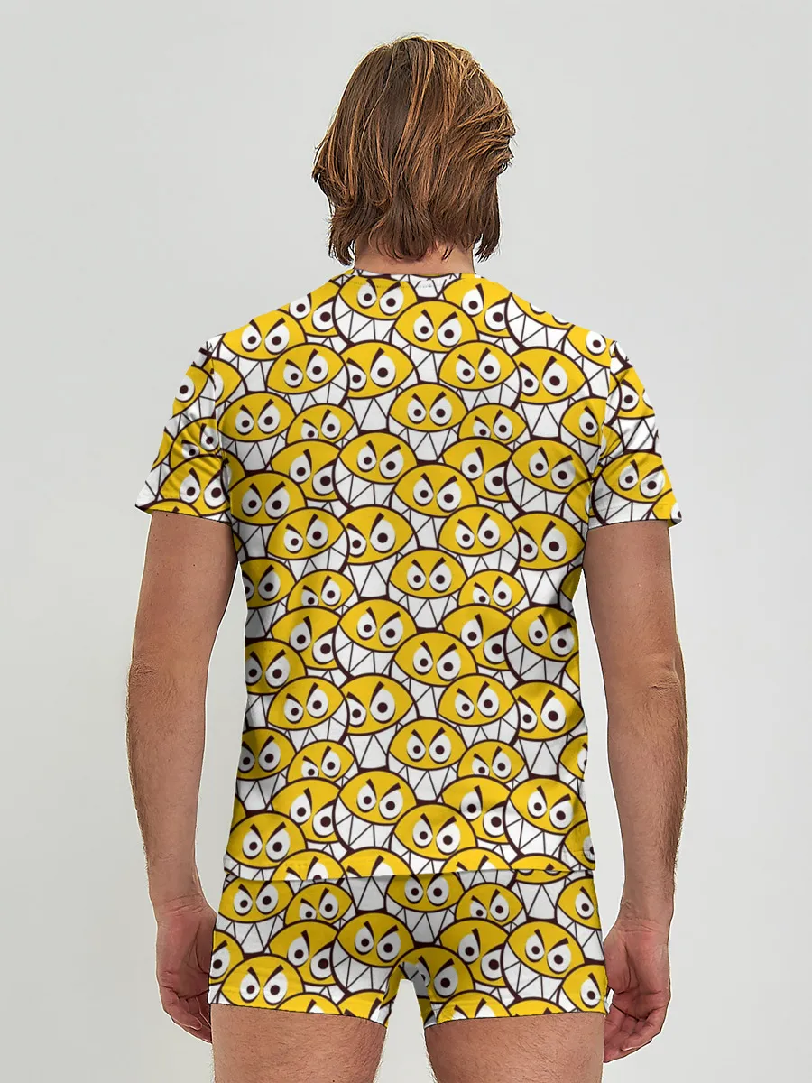 Мужские трусы с футболкой / Злые Смайлы