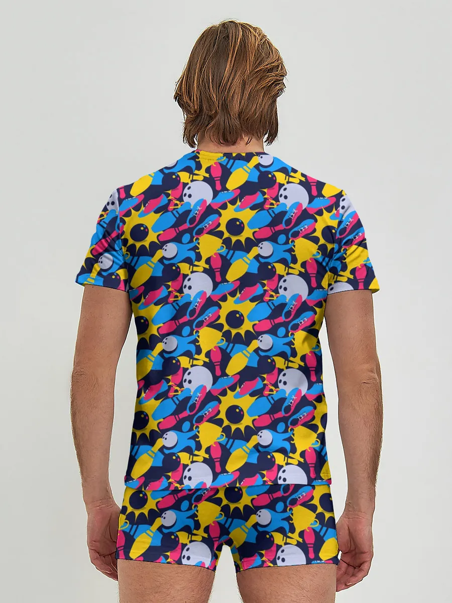 Мужские трусы с футболкой / Боулинг