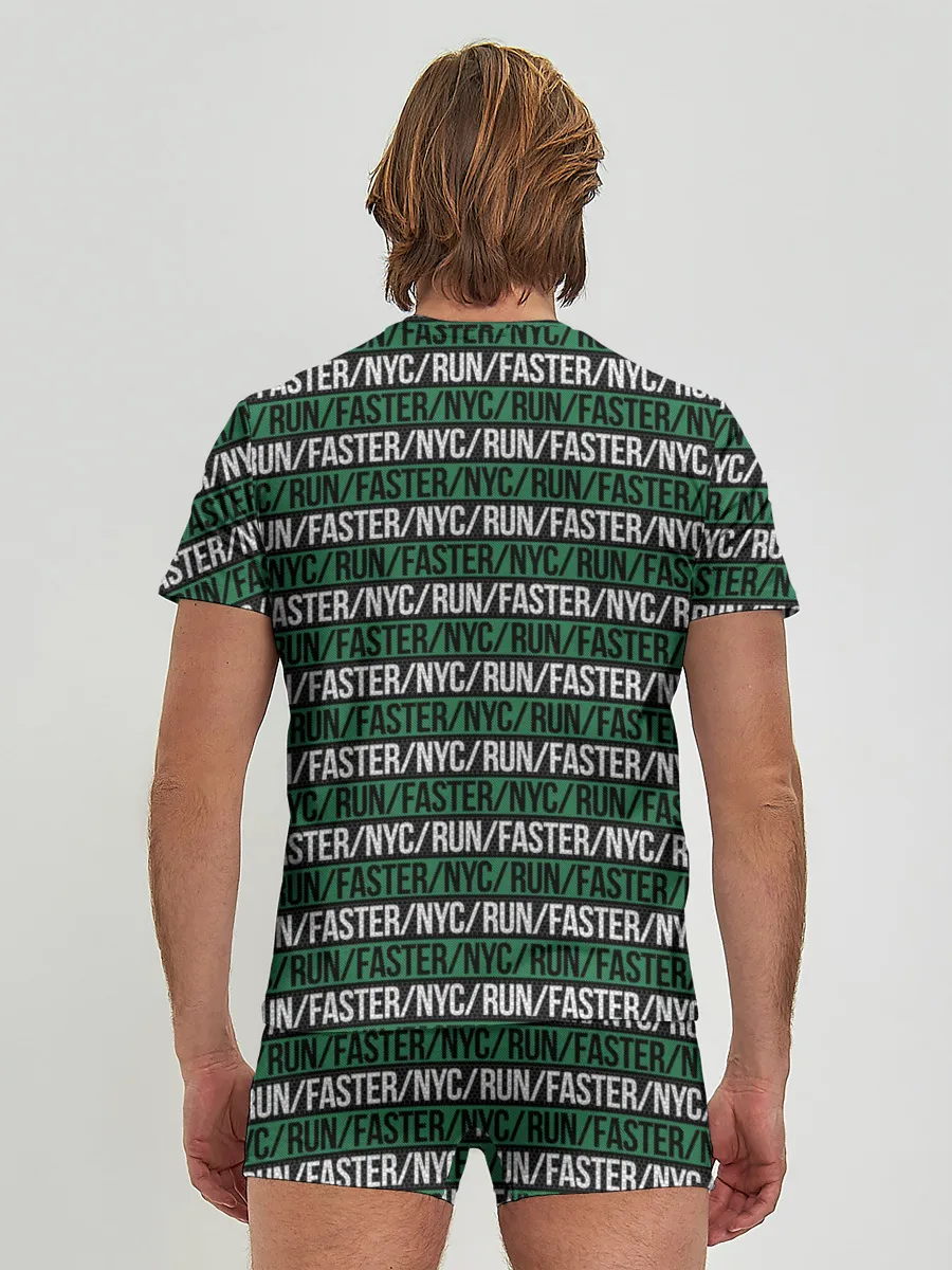 Мужские трусы с футболкой / RUN/FASTER
