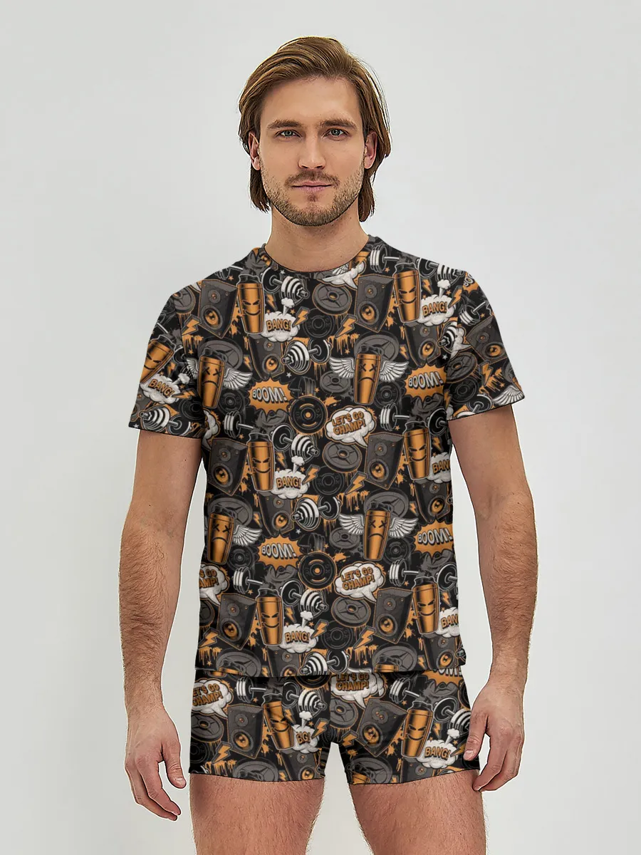 Мужские трусы с футболкой / Качалка