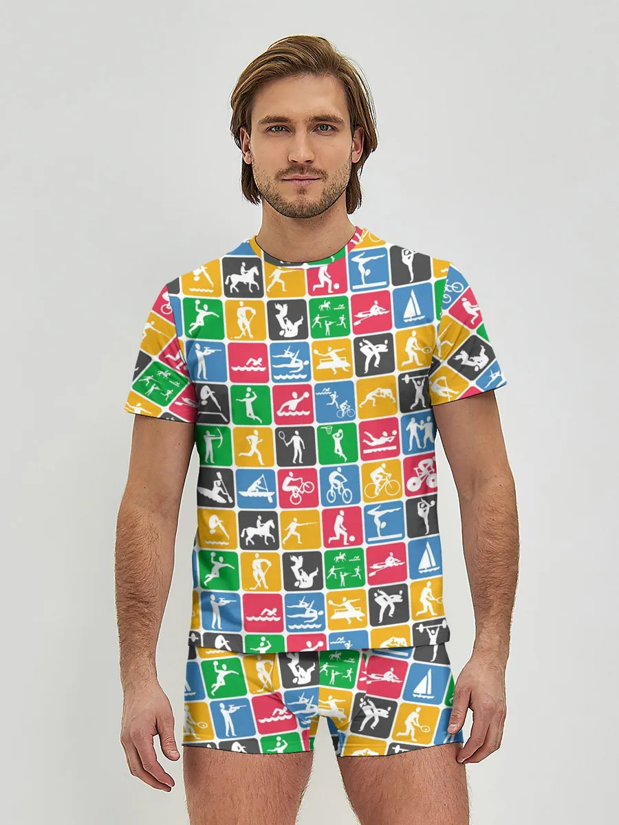 Мужские трусы с футболкой / СПОРТ