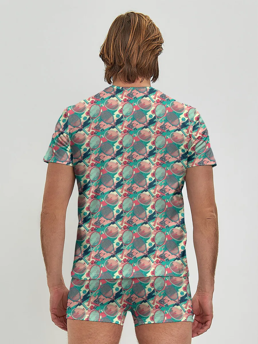 Мужские трусы с футболкой / Теннисные Ракетки