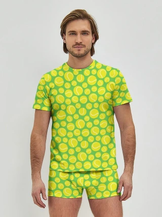 Мужские трусы с футболкой / Теннисные Мячики