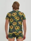 Мужские трусы с футболкой / Подсолнухи