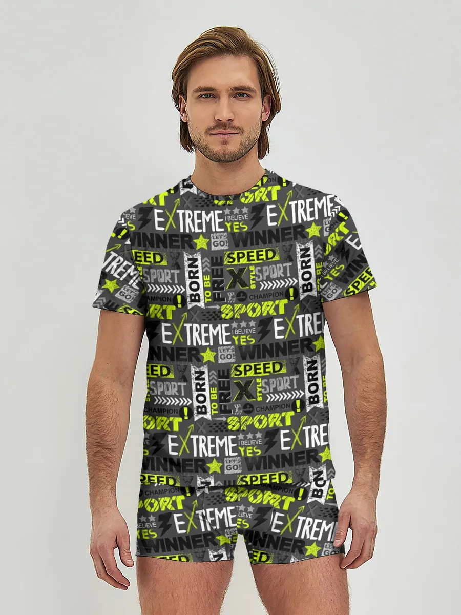 Мужские трусы с футболкой / Экстремальный Спорт