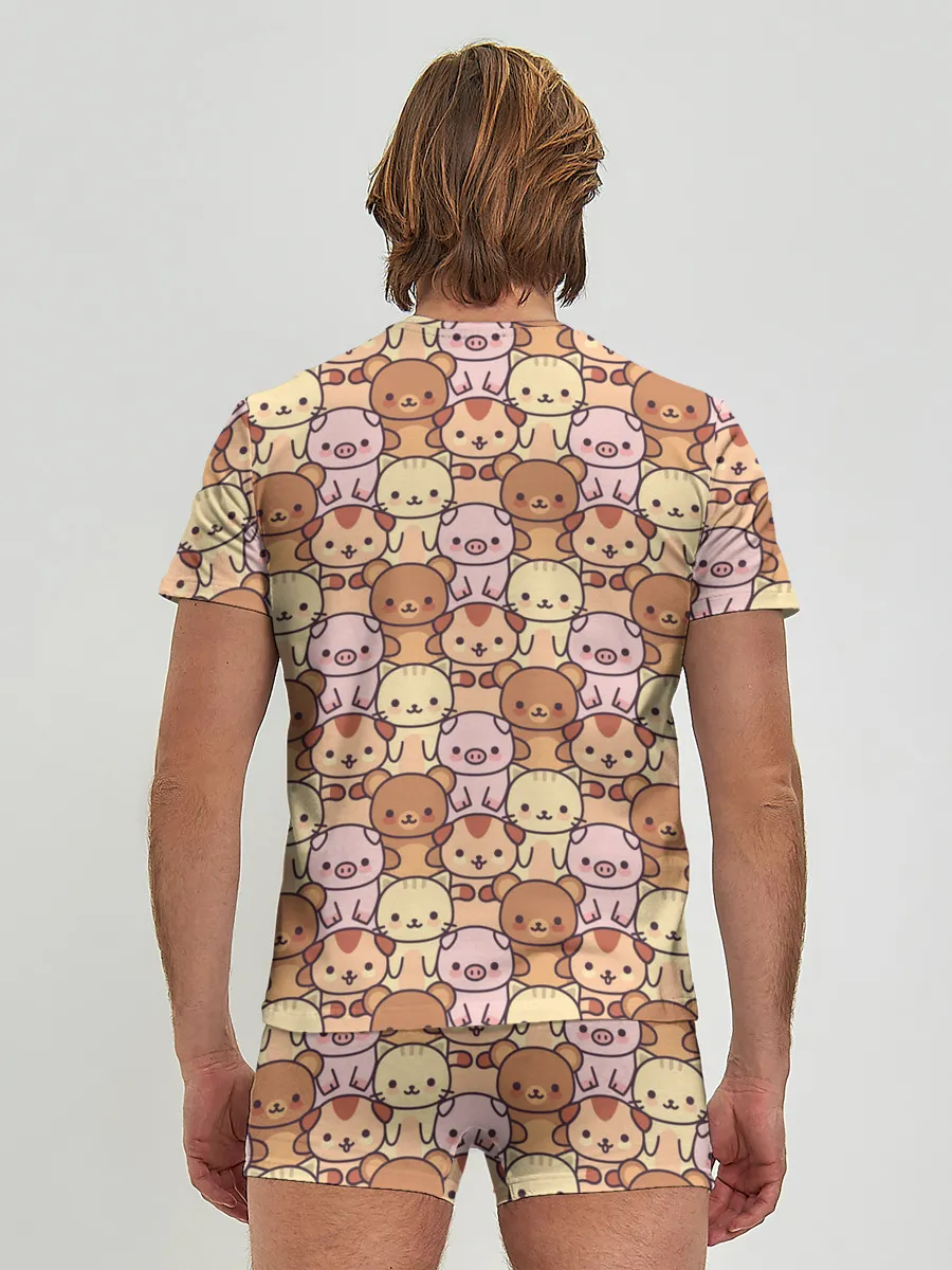 Мужские трусы с футболкой / Animals